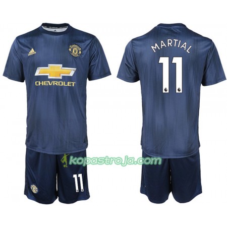 Billiga Fotbollströjor Manchester United MARTIAL 11 Barn Tredje tröja 2018/19 Kortärmad